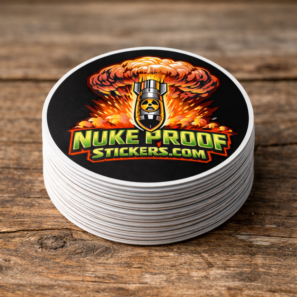 Custom Stickers – Waterproof & Durable | Nuke Proof