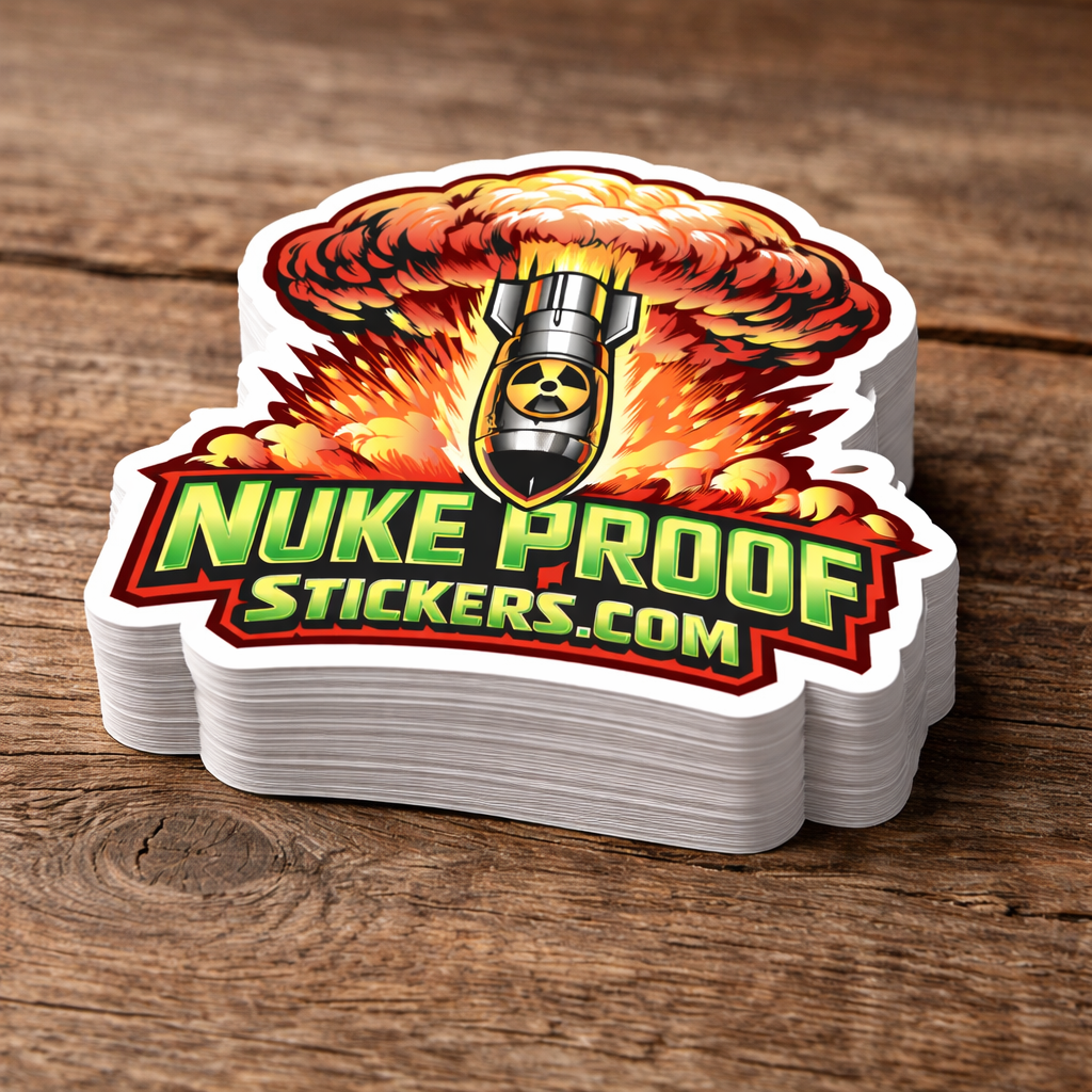 Custom Stickers – Waterproof & Durable | Nuke Proof