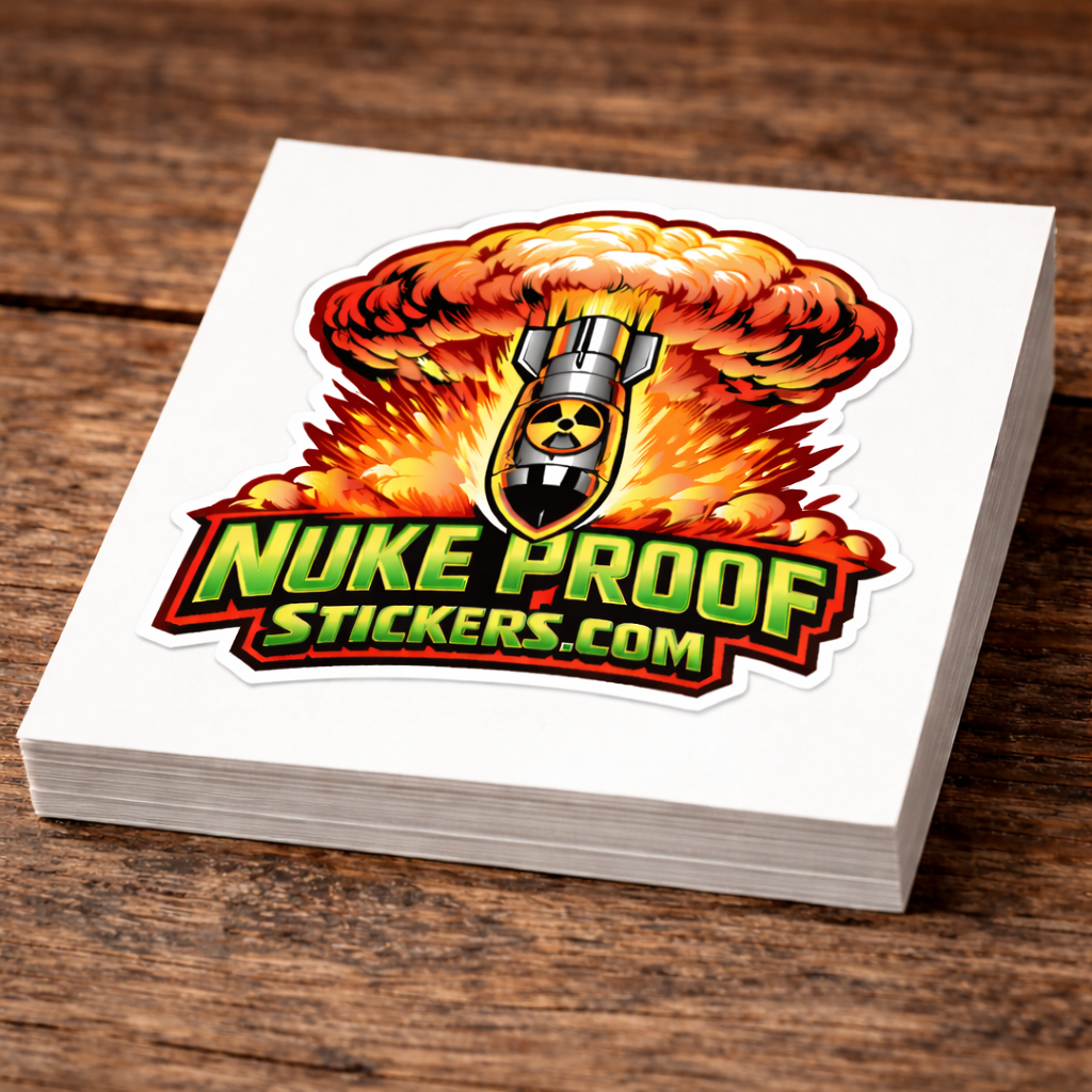 Custom Stickers – Waterproof & Durable | Nuke Proof