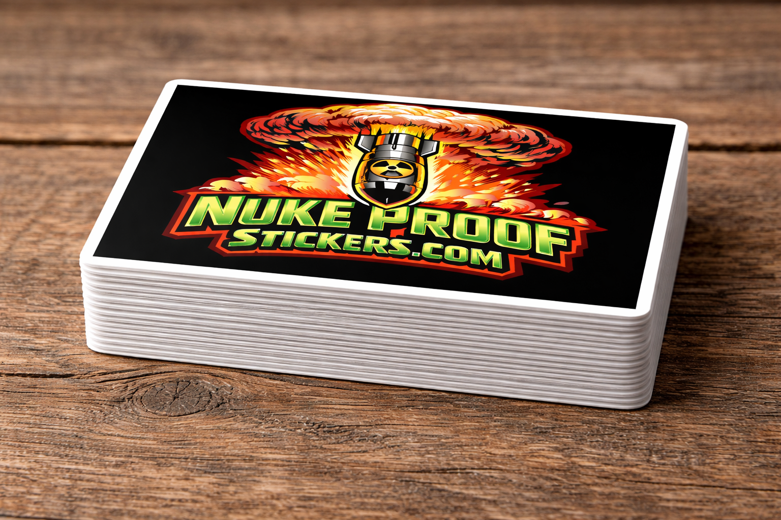 Rectangle Stickers | Order Custom Rectangle Stickers Online – Nuke Proof